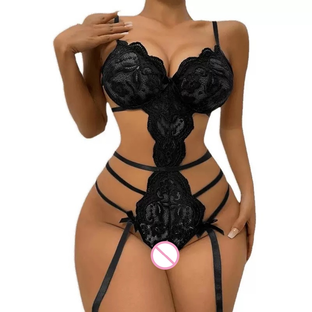Sexy Lace Open Crotch Teddy Bo - Lace Teddy Lingerie 评论和价格