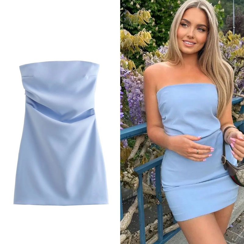HXAO Dress Women Off Shoulder  - Strapless Bra Backless 评论和价格