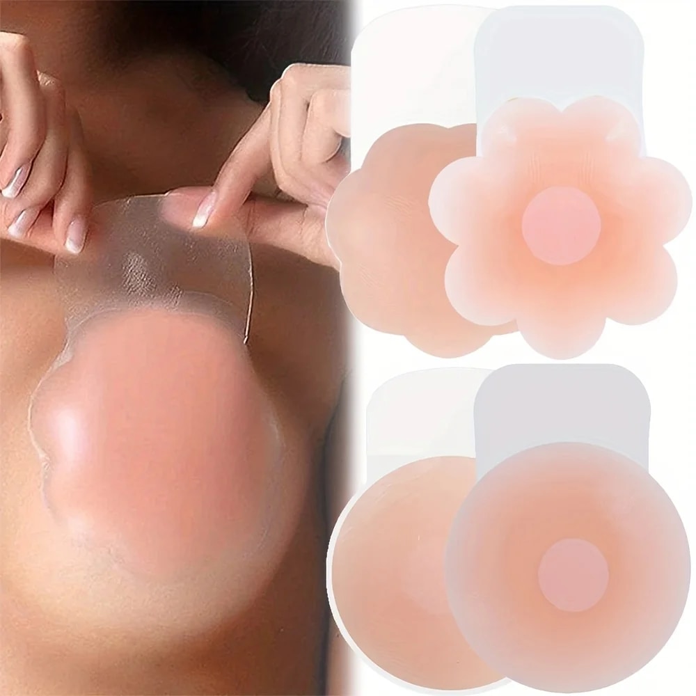 1Pairs Silicone Nipple Cover L - Push Up Bra Padded 评论和价格