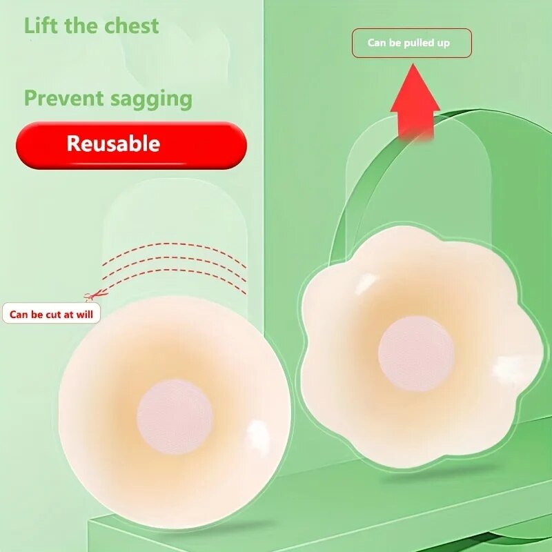 1Pairs Silicone Nipple Cover L - Push Up Bra Padded 评论和价格
