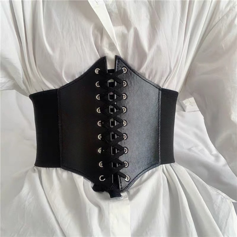 Fashion Corset Wide Belts Faux - Corset Waist Cinch 评论和价格